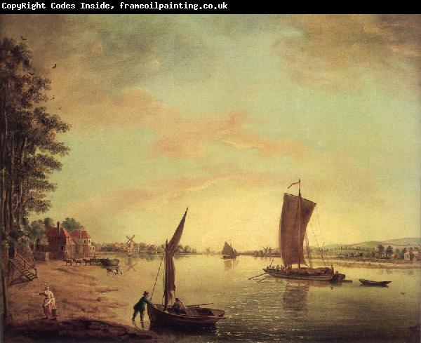 Francis Swaine Scene on the Thames
